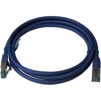 IT-BUDGET Premium patchkabel Cat.6A S/FTP LSZH 0,50 m blå