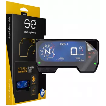 smart.engineered SE-DCP-2-0102-0048-1-M displayfolie för Honda CBR650R, CB650R, CBR500R, CB500F/X (2019+) - transparent