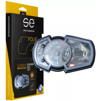 smart.engineered SE-DCP-2-0102-0064-1-M displayfolie för Kawasaki motorcyklar - transparent