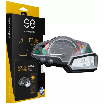 smart.engineered SE-DCP-2-0102-0065-1-M skärmskydd för Kawasaki Z300 / Z250 / Ninja250 / Ninja300 (2013–2017) – transparent