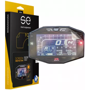 smart.engineered SE-DCP-2-0102-0094-1-M skärmskydd för Suzuki GSX-R1000 (R) 2017+ / Katana 2019+ / GSX-S1000 2021+ – transparent