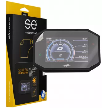 smart.engineered SE-DCP-2-0102-0110-1-M skärmskyddsfilm för motorcykel – transparent – 2-pack