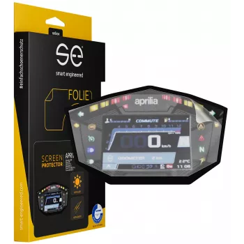 smart.engineered SE-DCP-2-0102-0117-1-M Motorcykel Display-skyddsfilm Transparent Klar 2-pack