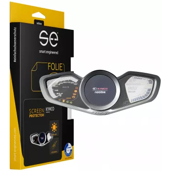 smart.engineered SE-DCP-2-0102-0118-1-M Displayskyddsfilm för motorcykelcockpit - Transparent - 2-pack