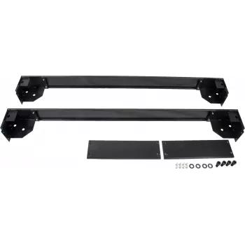 Rockstable 19 inch racksockel med hjul - svart - SPCC-stål - 600 mm x 1200 mm
