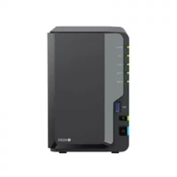 Synology DiskStation DS224+ 2-bay NAS-server tomt chassi + 16 TB (2x8 TB) Seagate IronWolf