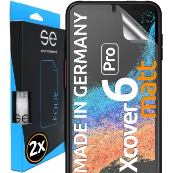 smart.engineered se 3D skärmskyddsfilm Samsung Galaxy XCover 6 Pro antireflex 2-pack