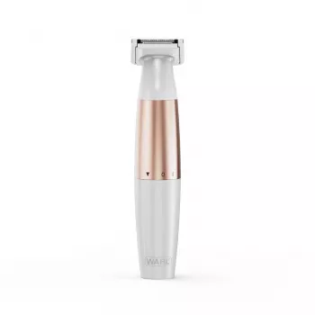 Wahl TRIM and SHAVE 3028668 bikiniprecisionstrimmer, uppladdningsbar, våt och torr, vit/rosa