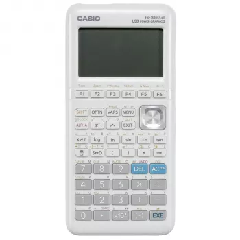 Casio FX-9860GIII-W-ET grafräknare, Natural V.P.A.M., 552 funktioner, sol & batteri, svart