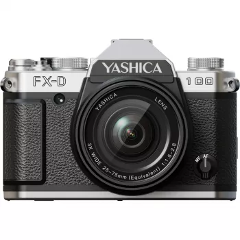 Yashica FX-D 100 35mm SLR filmkamera (svart)