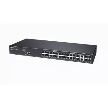 VIVOTEK AW-GEV-288A-370 PoE-switch, 24-port Gigabit, 4 SFP, 370W, rackmonterad, ohanterad