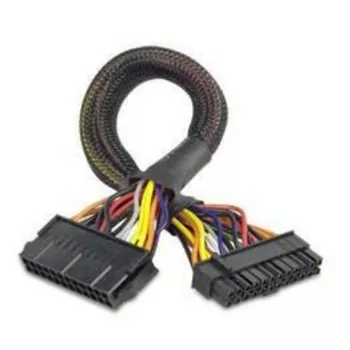 Akasa AK-CB24-24-EXT ATX 24-pin strömförlängningskabel (24 cm, svart)