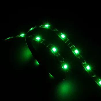 Akasa Vegas AK-LD02-05GN grön LED-list för PC-chassi - 50cm, 30 LEDs, SMD 5050, 12V DC, Molex