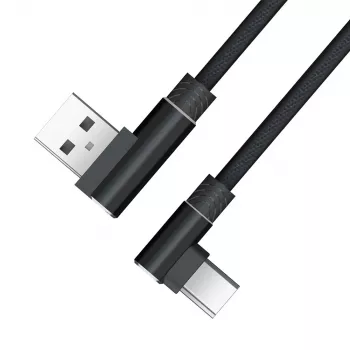 Akasa AK-CBUB39-10BK USB 2.0-kabel – USB-A till USB-C – 1 m – svart