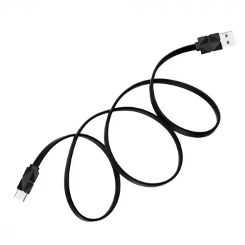 Akasa AK-CBUB43-10BK USB 2.0-kabel – USB-C till USB-A – 1 m – svart