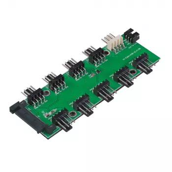 Akasa FLEXA FP10H PWM-fläktfördelare 1 till 10 med 30 cm kabel