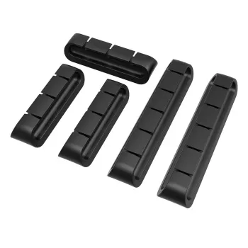 Akasa kabelhållare 3x3-port + 2x5-port svart