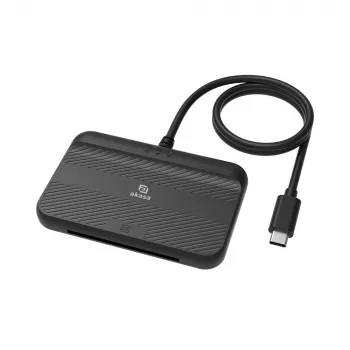 Akasa kontaktlös NFC ID- och smartkortsläsare