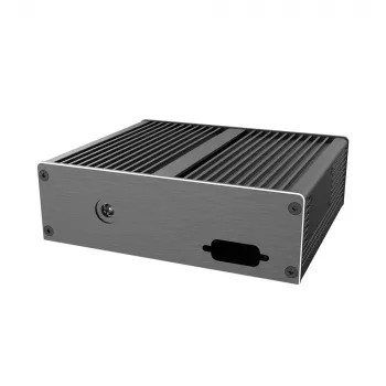 Akasa Ashton T ASUS Tinker Board 3N SBC-hölje med dubbla single LAN-portar, fläktlöst, svart aluminium