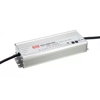 Mean Well HLG-320H-24B 320W 24V LED-driver IP67 dimbar