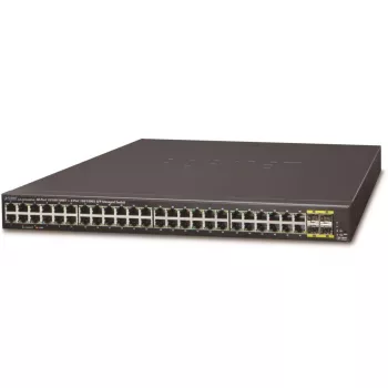Planet GS-4210-48T4S hanterad Gigabit-switch – 48 portar 10/100/1000 + 4 SFP