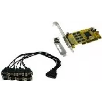 EXSYS EX-41388 PCI 8-Port RS-232 Serial Card with Low Profile Bracket (SystemBase)