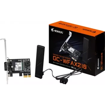 GIGABYTE GC-WFAX210 Wi-Fi 6E PCIe x1 expansionskort med Bluetooth 5.2