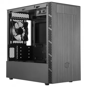 Cooler Master MasterBox MB400L Micro-ATX minitorn, stål, stängt sidopanel, utan nätaggregat