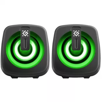 Defender PC-högtalare J1 2.0 6W LED USB svart