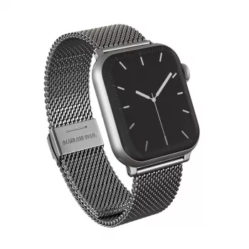 BURGA Metal Mesh Elegance Apple Watch-band 38/40 mm silver