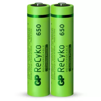 GP ReCyko AAA Micro NiMH-batteri 650 mAh 1,2 V 2-pack blister