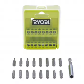 Ryobi RAK17SD 17-delat skruvmejselbitset