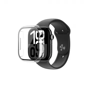 AMAZINGTHING Radix Glass härdat glasfodral för Apple Watch 46mm – transparent