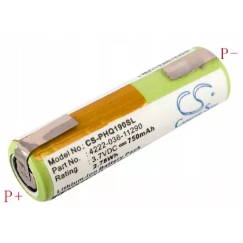 CAMERON SINO ersättningsbatteri 036-11290 för Philips Panasonic Arcitec rakapparat - Ni-MH 1,2V 2100mAh