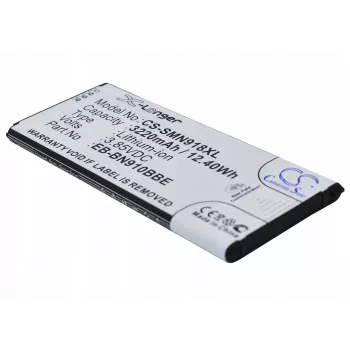 Cameron Sino batteri EB-BN910BBE för Samsung Galaxy Note 4 (3220 mAh, 3,85 V, Li-Ion, svart)