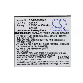 Cameron Sino AZ13-1 Li-Ion-batteri 1010mAh 3,7V för Xiaomi Yi Action Camera