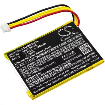 CAMERON SINO ersättningsbatteri MLP284154 för JBL Go 2 (CS-JMG200SL)
