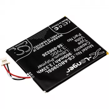 Cameron Sino Battery 26S1019 58-000226 for Amazon Kindle 10th Gen / CS-ABD290SL