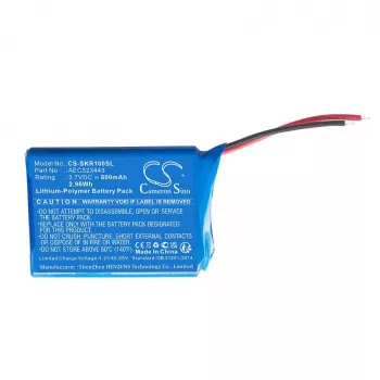 Cameron Sino CS-SKR100SL ersättningsbatteri för Skullcandy 2XL Ringer Soundmine X7rgfz-842 (1000mAh, 3,7V, Li-Po)