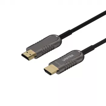 UNITEK Premium HDMI 60m Active Optical Cable - svart