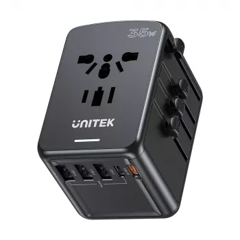 UNITEK Riad EU/US/UK/AUS PD 35W reseadapter