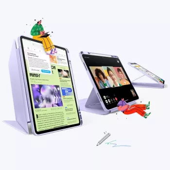 ESR Flip Hybrid-fodral för iPad Air 13 inch (M2 2024) - lila