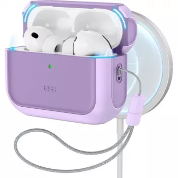 ESR Orbit HaloLock MagSafe-fodral för Apple AirPods Pro 3, lavendel
