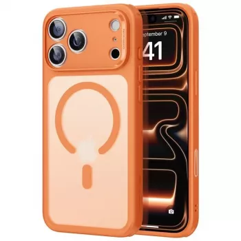 ESR Classic Hybrid MagSafe-fodral för Apple iPhone 17 Pro Max, matt orange