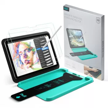 ESR Paper Feel skärmskyddsfilm för Apple iPad Air 10,9 4./5. gen (2020-2022) / iPad 11 6./7./8. gen (2024-2026) - 2-pack