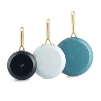 GreenPan Shades Coastal stekpannset 3 delar, 20+24+28 cm