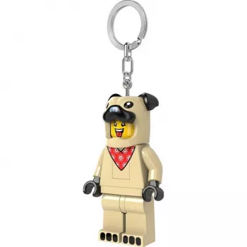 LEGO Minifigures mopsnyckelring med LED-lampa LGL-KE213H