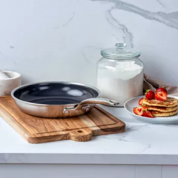 GreenPan Premiere stekpanna 20 cm rostfritt stål (CC003816-001)