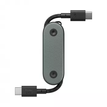 Native Union Pocket Cable USB-C till USB-C 17 cm Slate Green