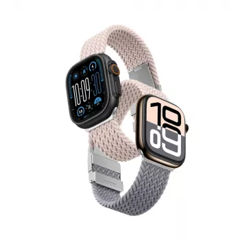 AMAZINGTHING Blend Band 2-pack klockarmbandsset för Apple Watch 42 mm – Pink-Grey / Pink